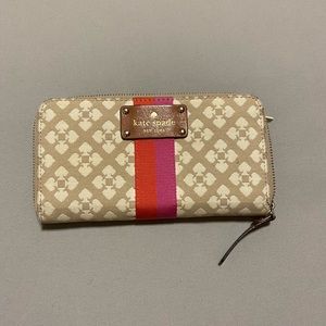 Kate spade zip-around continental wallet